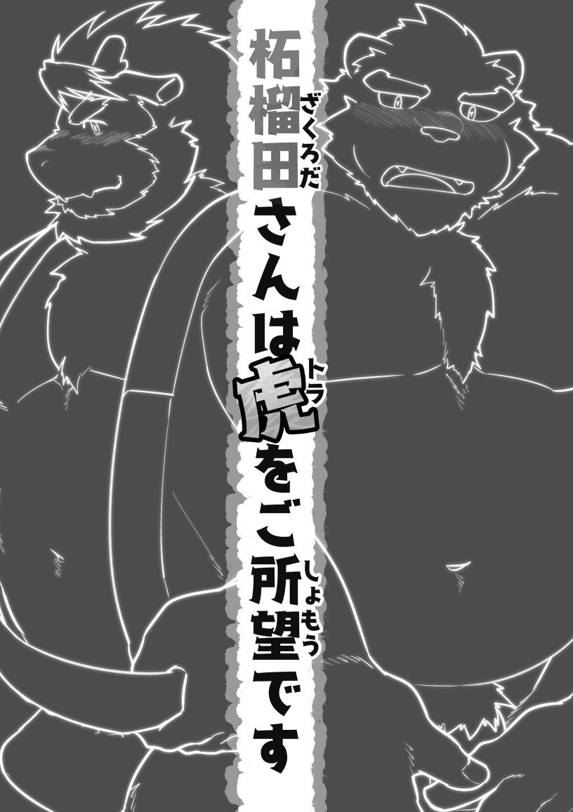 [Studio Higemori (Higemorigen)] Zakuroda-san wa Tora o Goshomou desu [Digital] [スタジオヒゲモリ (ヒゲモリゲン)] 柘榴田さんは虎をご所望です [DL版]
